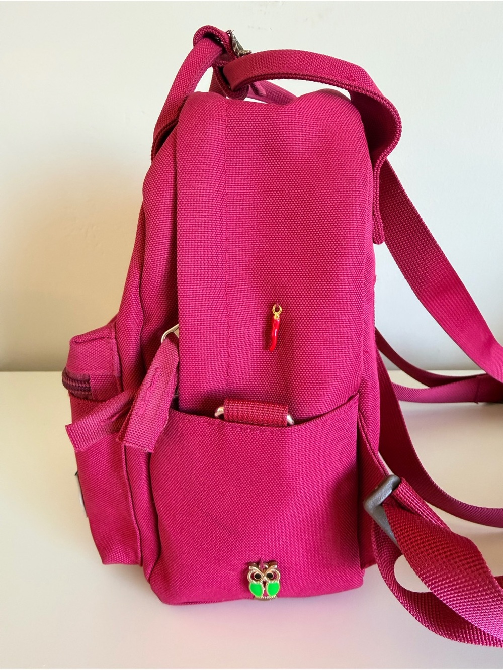MOTHER Lucky Charms Mini Backpack in Maroon - Picture 8 of 10